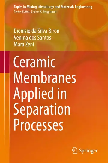 Cover of Ceramic Membranes Applied in Separation Processes