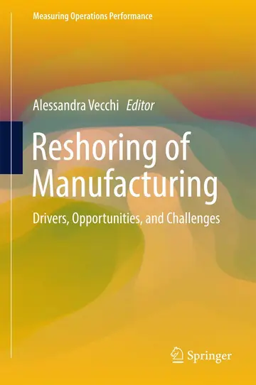 Cover of Reshoring of Manufacturing