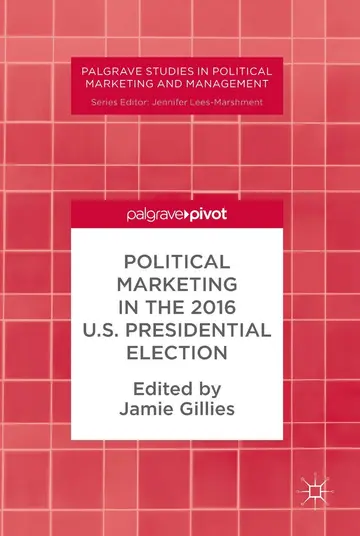 Cover of Political Marketing in the 2016 U.S. Presidential Election