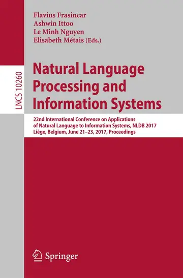 Cover of Natural Language Processing and Information Systems