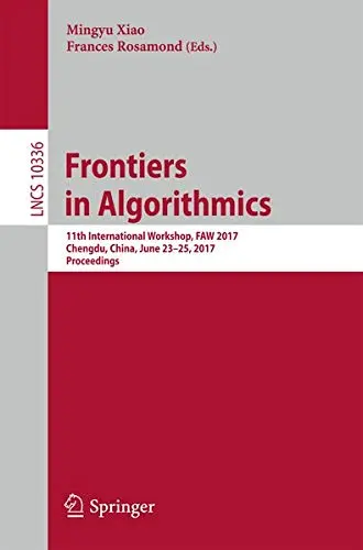 Cover of Frontiers in AlgorithmicsFrontiers in Algorithmics