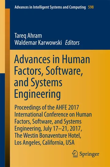 Cover of Advances in Human Factors, Software, and Systems Engineering