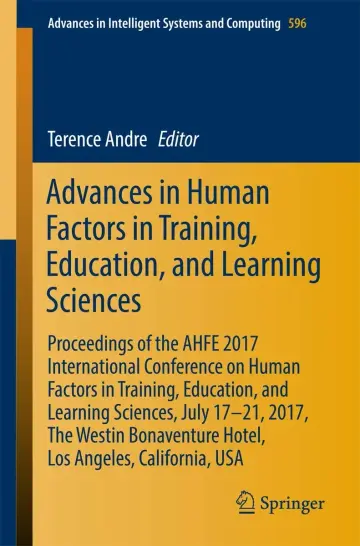 Cover of Advances in Human Factors in Training, Education, and Learning Sciences