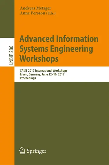 Cover of Advanced Information Systems Engineering Workshops