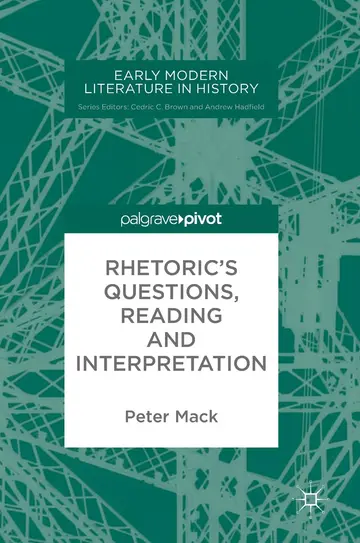 Cover of Rhetoric's Questions, Reading and Interpretation