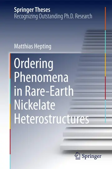 Cover of Ordering Phenomena in Rare-Earth Nickelate Heterostructures