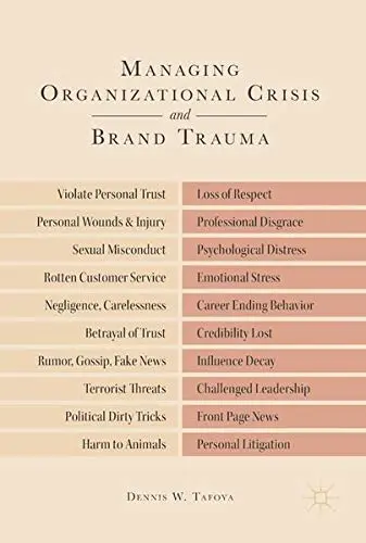 Cover of Managing Organizational Crisis and Brand Trauma