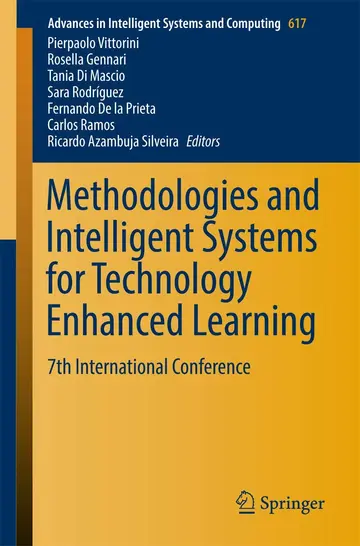 Cover of Methodologies and Intelligent Systems for Technology Enhanced Learning