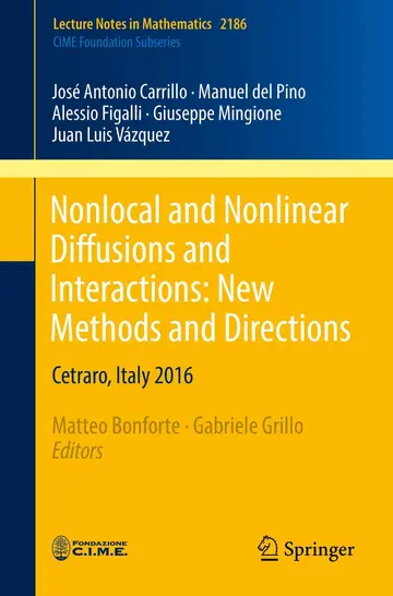 Cover of Nonlocal and Nonlinear Diffusions and Interactions