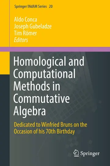 Cover of Homological and Computational Methods in Commutative Algebra