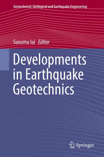 Cover of Developments in Earthquake Geotechnics