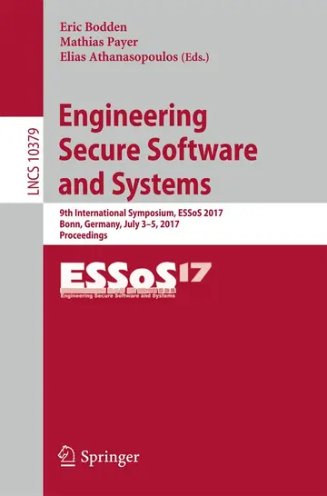 Cover of Engineering Secure Software and Systems
