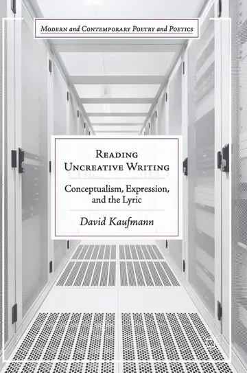 Cover of Reading Uncreative Writing