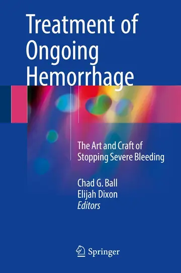 Cover of Treatment of Ongoing Hemorrhage