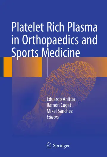 Cover of Platelet Rich Plasma in Orthopaedics and Sports Medicine