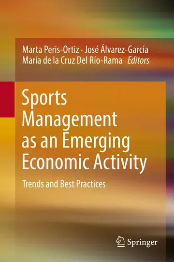 Cover of Sports Management as an Emerging Economic Activity