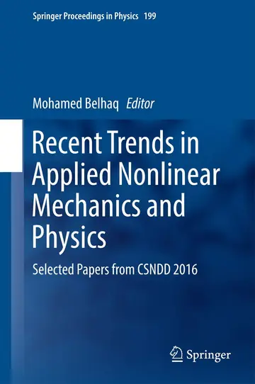 Cover of Recent Trends in Applied Nonlinear Mechanics and Physics