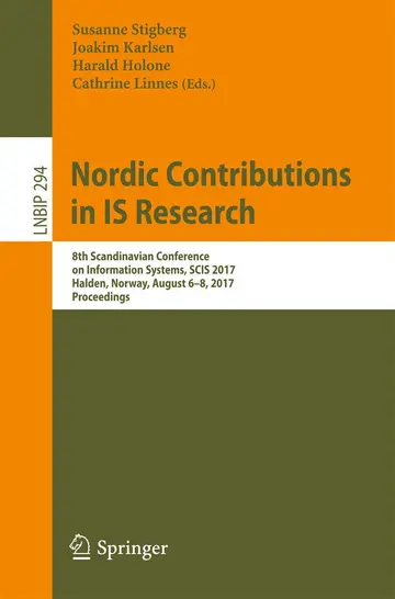 Cover of Nordic Contributions in IS Research