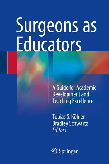 Cover of Surgeons as Educators
