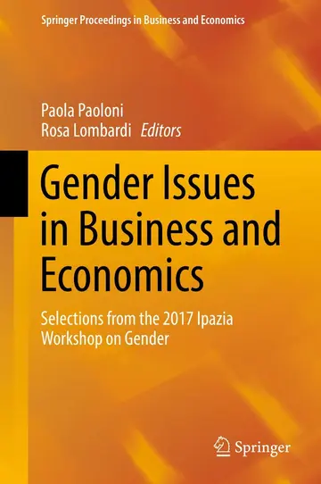 Cover of Gender Issues in Business and Economics