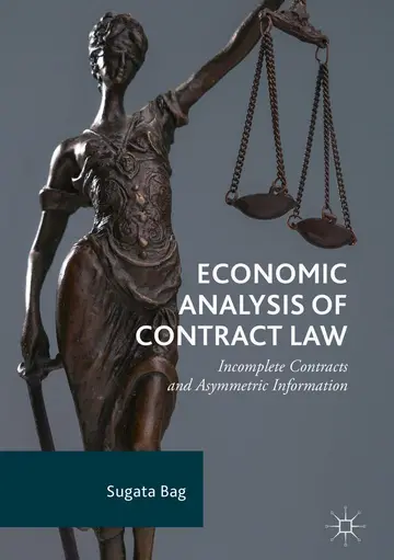 Cover of Economic Analysis of Contract Law