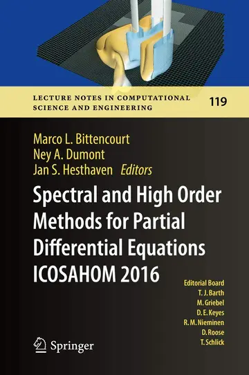Cover of Spectral and High Order Methods for Partial Differential Equations ICOSAHOM 2016