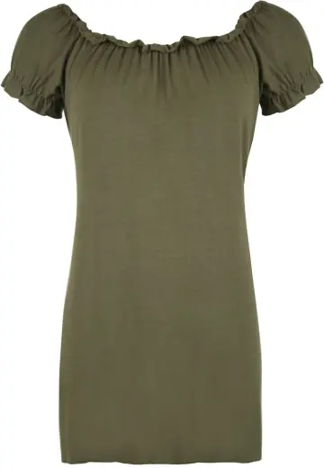 Cover of Womens Ladies Plus Size Short Sleeve Gypsy Boho Stretch Elasticated T-Shirt Tops
