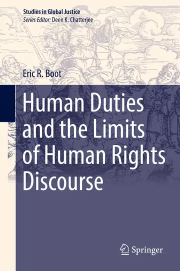Cover of Human Duties and the Limits of Human Rights Discourse