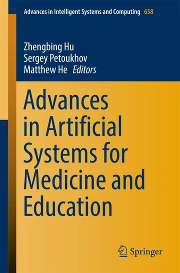 Cover of Advances in Artificial Systems for Medicine and Education