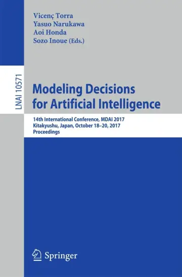 Cover of Modeling Decisions for Artificial Intelligence