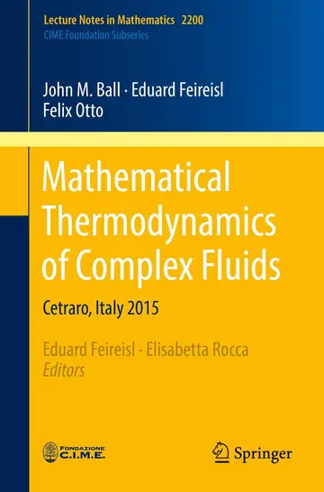 Cover of Mathematical Thermodynamcis of Complex Fluids