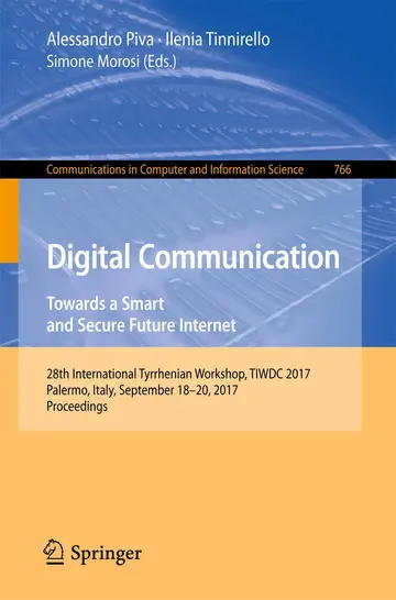 Cover of Digital Communication. Towards a Smart and Secure Future Internet