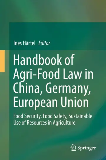 Cover of Handbook of Agri-Food Law in China, Germany, European Union