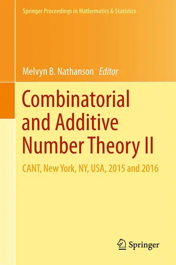 Cover of Combinatorial and Additive Number Theory II