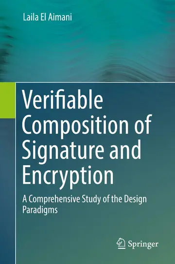 Cover of Verifiable Composition of Signature and Encryption