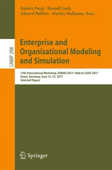 Cover of Enterprise and Organizational Modeling and Simulation