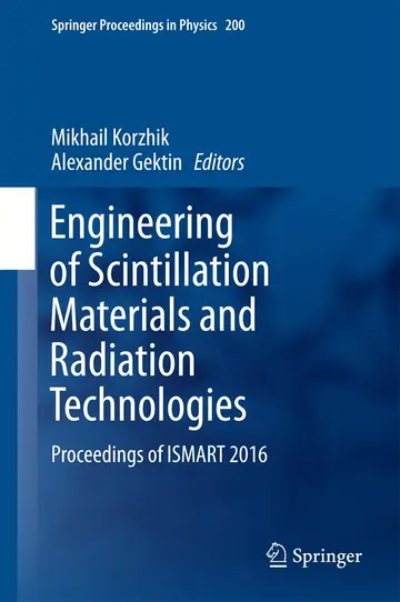 Cover of Engineering of Scintillation Materials and Radiation Technologies
