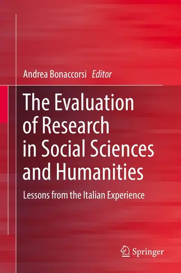Cover of The Evaluation of Research in Social Sciences and Humanities