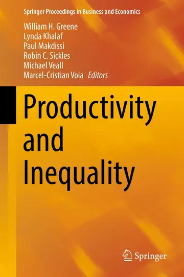 Cover of Productivity and Inequality