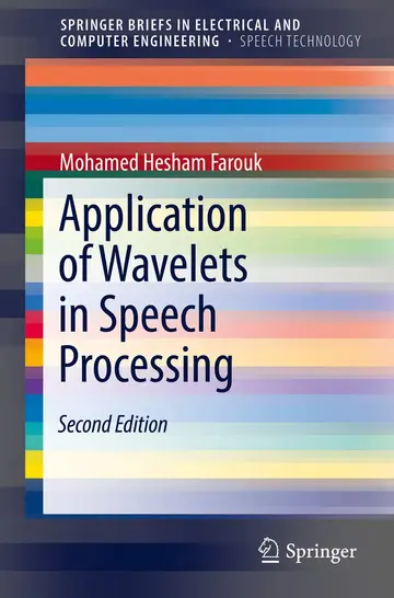 Cover of Application of Wavelets in Speech Processing