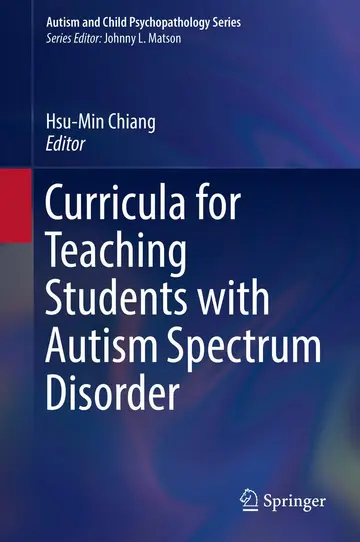Cover of Curricula for Teaching Students with Autism Spectrum Disorder