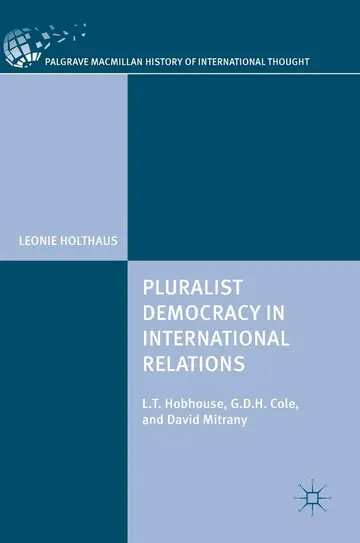Cover of Pluralist Democracy in International Relations
