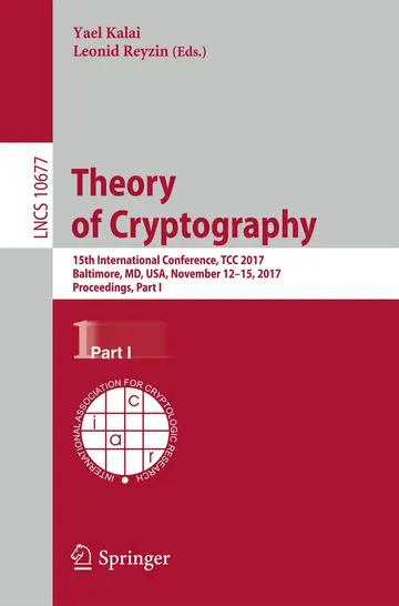 Cover of Theory of Cryptography