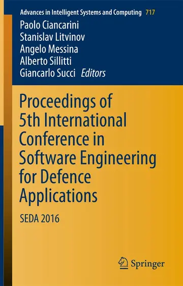 Cover of Proceedings of 5th International Conference in Software Engineering for Defence Applications