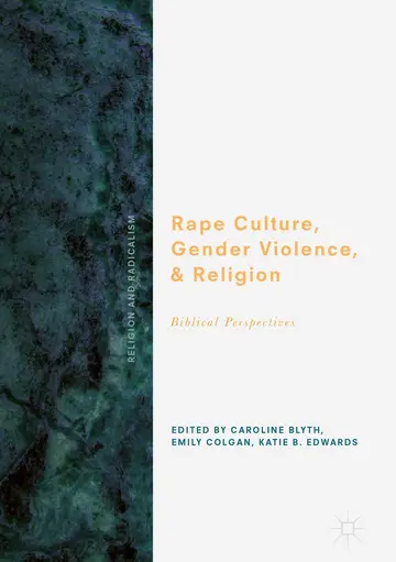 Cover of Rape Culture, Gender Violence, and Religion