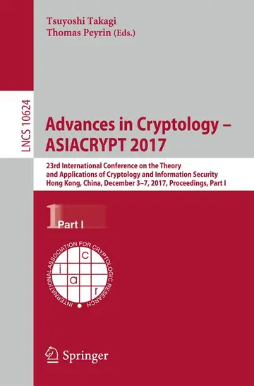 Cover of Advances in Cryptology – ASIACRYPT 2017