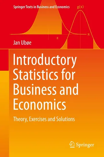 Cover of Introductory Statistics for Business and Economics