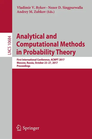 Cover of Analytical and Computational Methods in Probability Theory