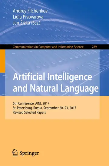 Cover of Artificial Intelligence and Natural Language