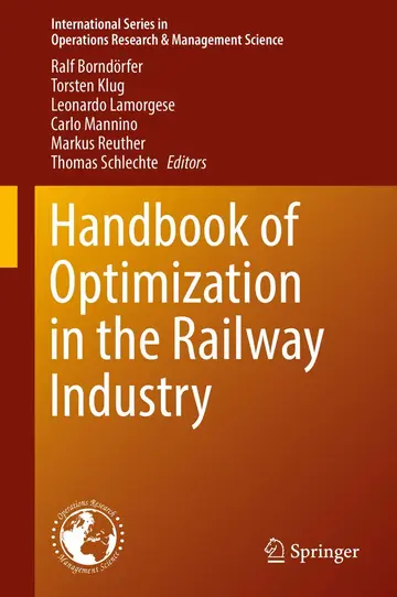 Cover of Handbook of Optimization in the Railway Industry